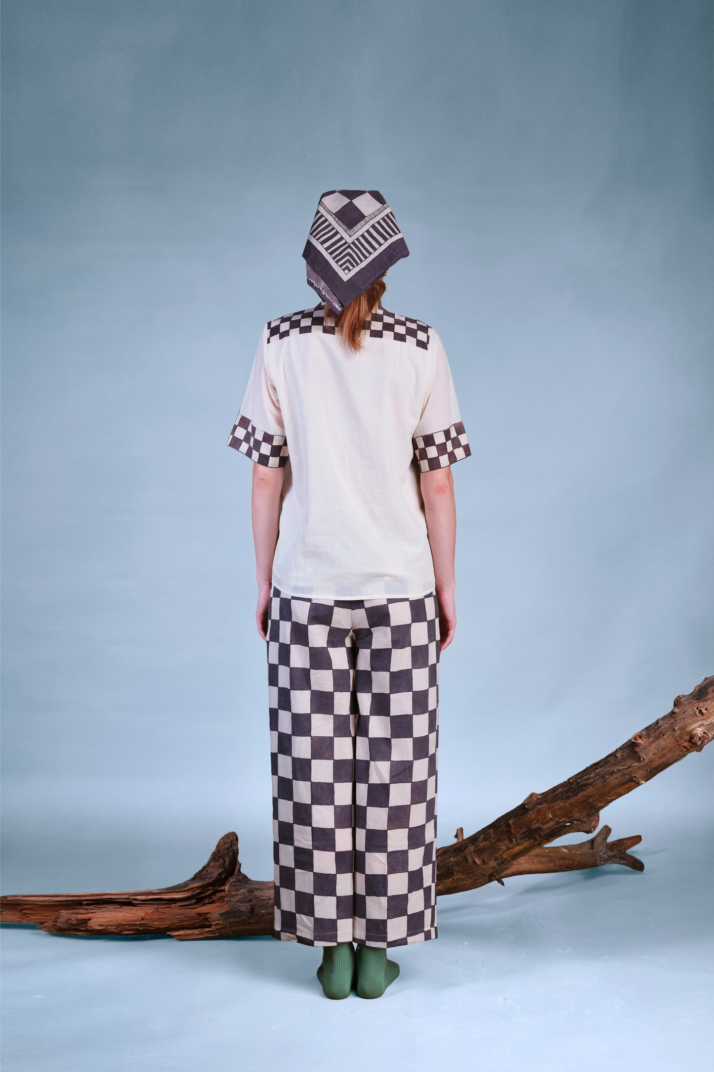 In Grid Trousers