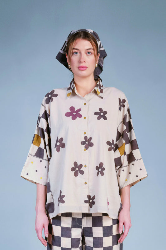 Flower Pressed in Pages Shirt
