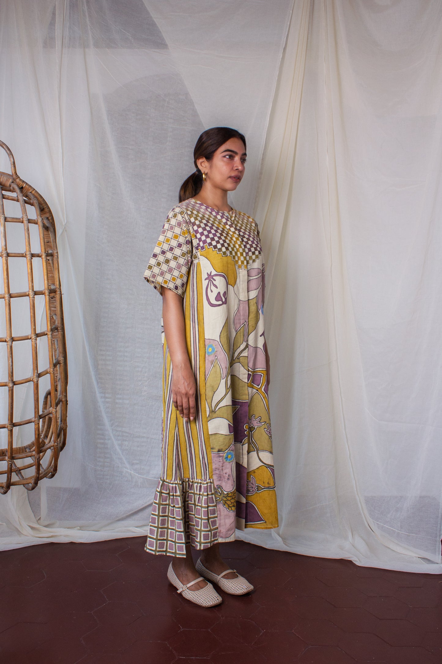 Hand-painted with Natural Dyes